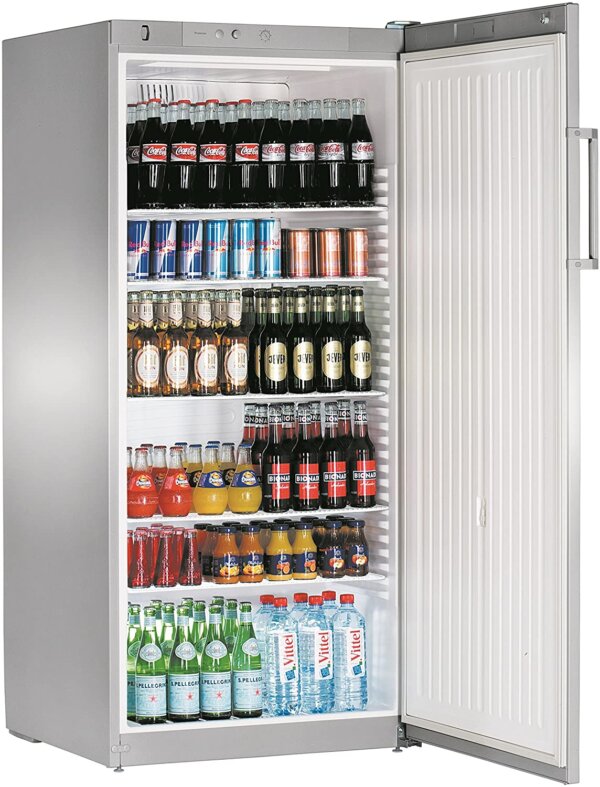 Lagerkühlschrank · 520 l · Korpus und Tür Stahl/silber – Bild 2