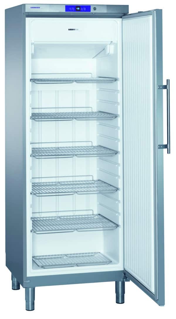 Gastronorm-Tiefkühlschrank 2/1 GN · 490 l · Korpus und Tür Edelstahl