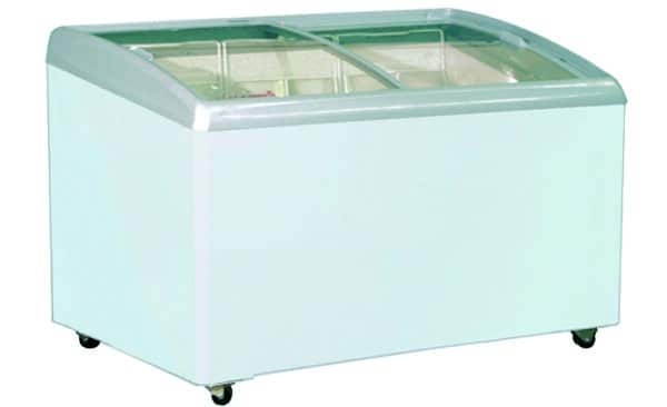 Tiefkühltruhe · 190 l · Korpus Stahl/weiß – Bild 4