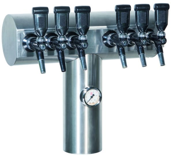 Premix-Metallschanksäule · 6-leitig – Bild 2