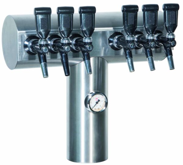 Premix-Metallschanksäule · 6-leitig – Bild 2