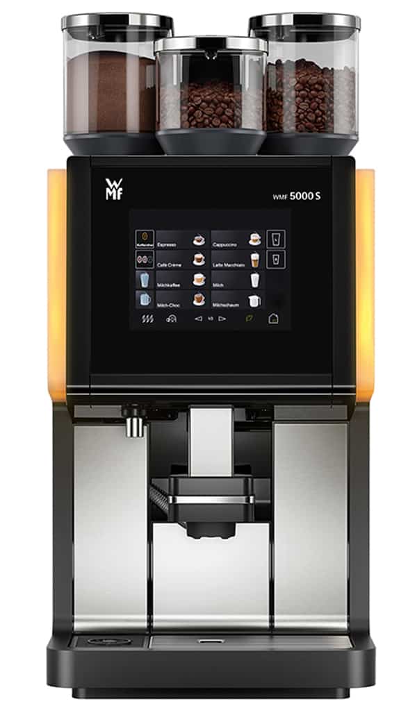 Kaffee-/ Espressovollautomat WMF 5000 S Plus · mit Festwasseranschluss