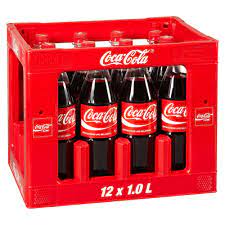 Coca-Cola 12 x 1 l; Mehweg (K)