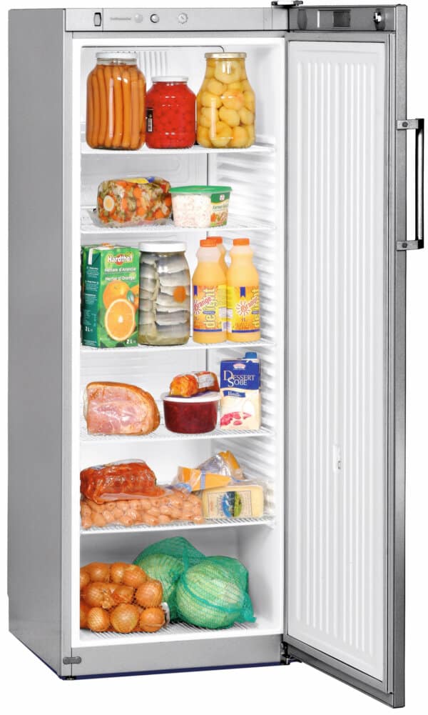 Lagerkühlschrank · 307 l · Korpus und Tür Stahl/silber – Bild 3