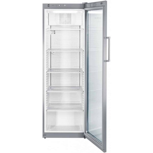 Flaschen-/ Präsentationskühlschrank · 359 l · LED, Korpus Stahl/silber – Bild 2