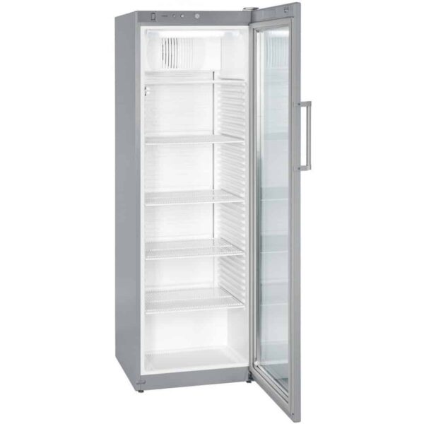 Flaschen-/ Präsentationskühlschrank · 359 l · LED, Korpus Stahl/silber – Bild 3