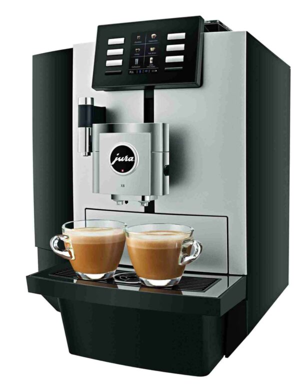 Kaffee-/ Espressovollautomat Jura X8 · Platin – Bild 2