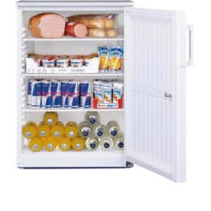 Lagerkühlschrank · 160 l · Korpus und Tür Stahl/weiß